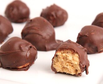 Chocolate Peanut Butter Balls Recipe - Laura Vitale - Laura in the Kitchen Episode 905