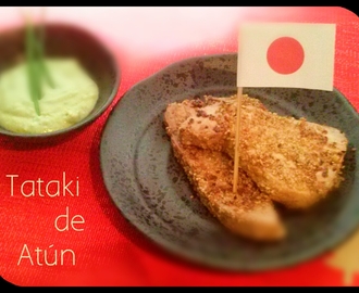 Tataki de atún rojo con salsa de aguacate, Japón. (Cena de Navidad Wordlwide)