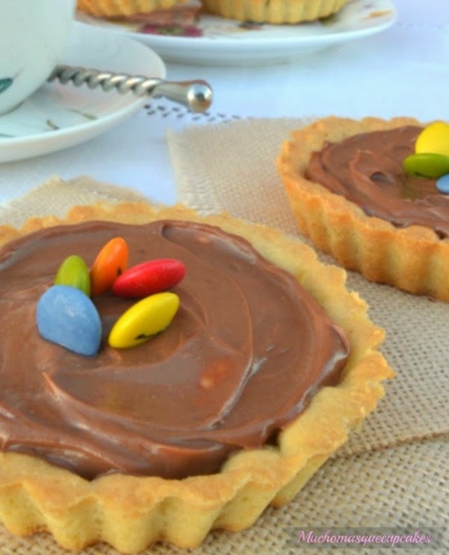 Cuatro Ideas para rellenar tartaletas dulces fáciles y rápidas. Chocolate, Coco, Limón o Helado