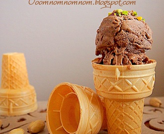 Pyszne domowe lody czekoladowe