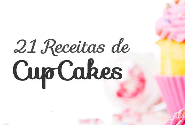 E-book gratuito com 21 receitas de Cupcakes - via Lucas Piubelli