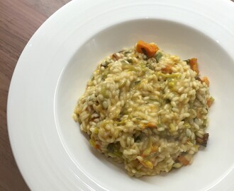 Roasted butternut squash risotto