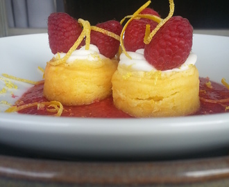 Happy Birthday Hass! | Meyer Lemon Cheesecakes with Raspberry Coulis & Lemon Oreo Crust