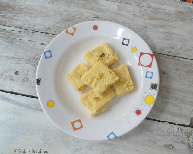 Milk Powder Burfi /Fudge | Diwali 2015 Recipe | Festive Sweet recipe