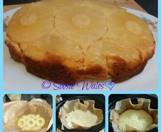 Slow Cooker Pineapple Upside Down Cake