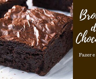 😋 Bolo Brownie de Chocolate - Fazer e Vender Fãcil