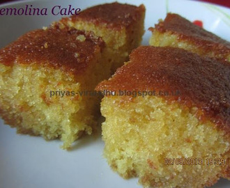Honey Drizzled Semolina Cake/Basbousa