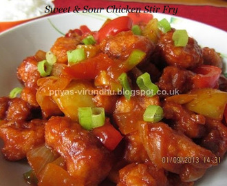 Cantonese Sweet and Sour Chicken Stir Fry - IFC1