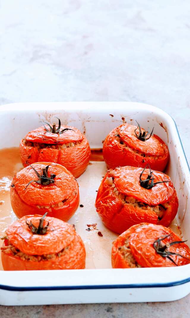 Slimming World Syn Free Chorizo Stuffed Tomatoes (Tomates Farcies)