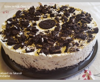 Sütés nélküli Oreo torta - Levente 6. születésnapjára