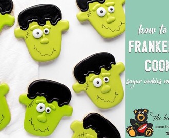 How to Make Cute Frankenstein Cookies | The Bearfoot Baker