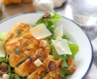 Caesar Salad al pollo croccante (senza glutine)