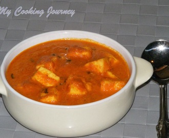 Paneer Butter Masala – Restaurant Style (Cottage cheese simmered in rice creamy gravy)