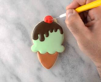 How to Make Ice Cream Cone Cookies