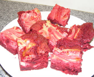 Red Velvet and Cream Cheese Brownies