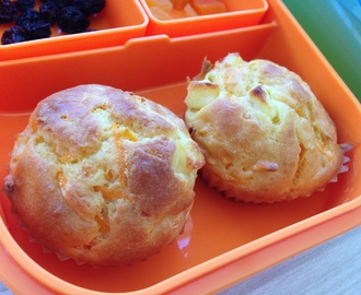 Muffin Salgado de Cenoura e Queijo Minas