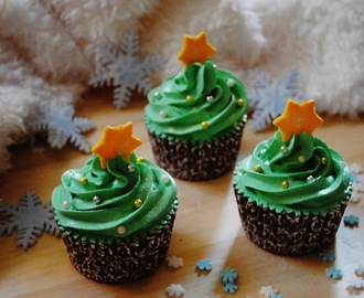 Cupcakes con sabor a Navidad