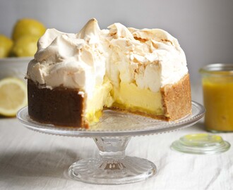 Lemon Meringue Baked Cheesecake