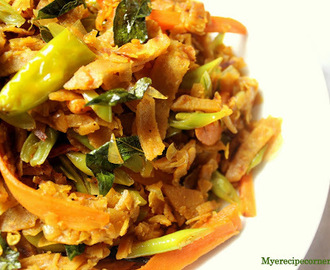 Kothu Chapathi( Minced Chapathi with spicy vegetables)