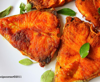 Fish Fry Recipe/ Vanjaram Meen Varuval.