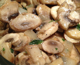 Mushrooms Sauteed with Garlic