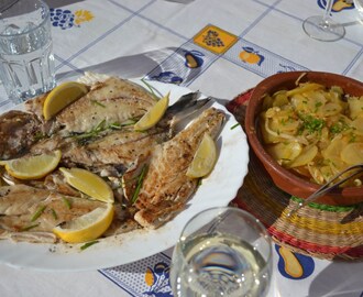 Kultaotsa- ja meriahventa sekä Espanjalaiset perunat