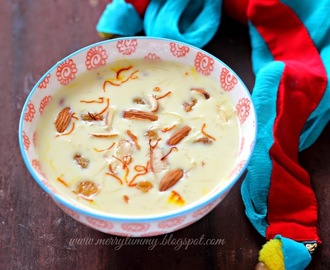 Kesar Seviyan Kheer :Vermicelli Milk Pudding Infused With Saffron