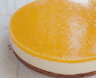 Recept: Sinaasappel-kwarktaart met bastognebodem (no bake)