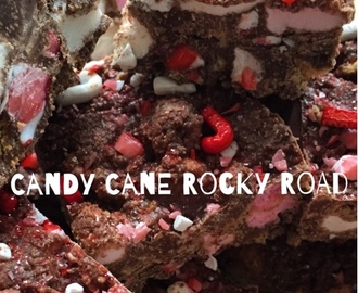Candy Cane Rocky Road