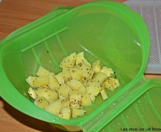 Patatas al vapor (microondas).