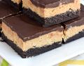 Buckeye Brownies - Shugary Sweets