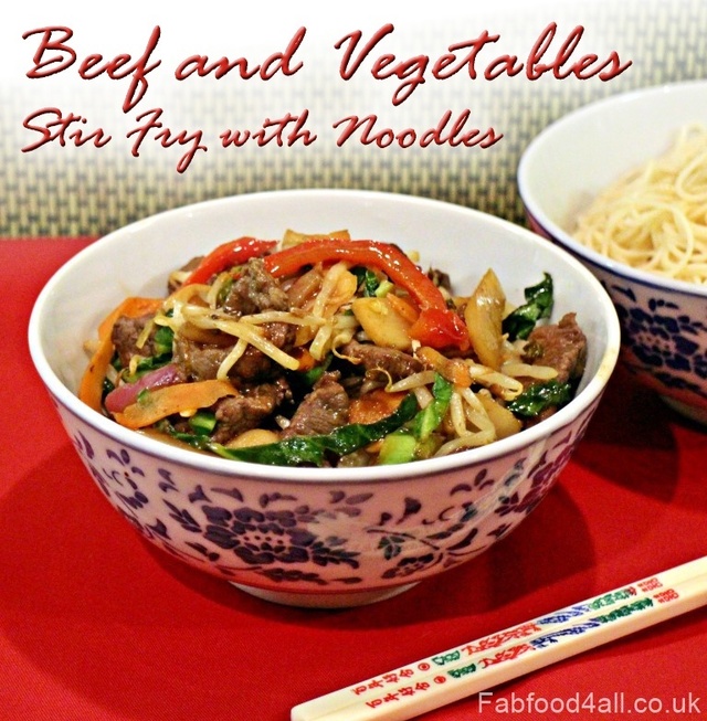 Beef and Vegetables Stir Fry with Noodles – Tefal ActiFryDays Challenge