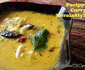 Daal Curry/ Parippu Curry - Kerala Style