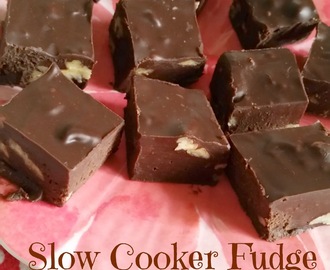 Slow Cooker Fudge (made with honey)
