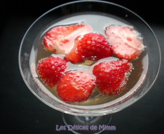 Soupe de Champagne aux fraises