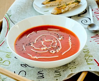 Zupa - krem z pieczonej papryki