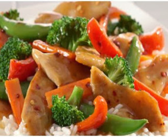 Chicken and Vegetable Stir Fry (Soy free, Glutten Free, Egg Free