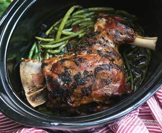 Slow-cooked Lamb with Mint & Green Beans