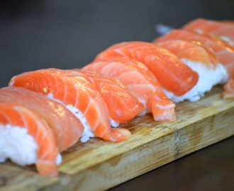 Salmon Sashimi from Costco