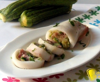 Calamari ripieni di verdure (ricetta al forno)