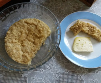 Pão integral de microondas sem glúten - receita da Nutri Izabelle Mesquita