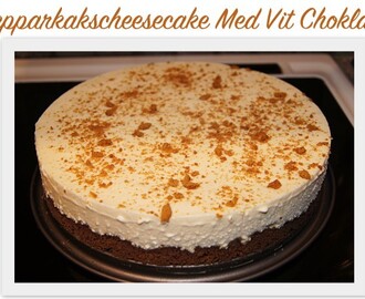 Pepparkakscheesecake Med Vit Choklad
