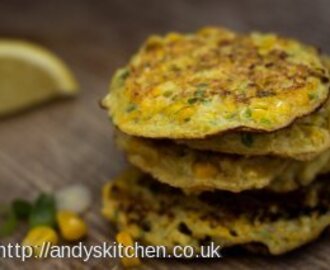 Sweetcorn and Spring Onion Fritters