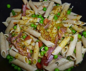 Ham, Pea, Mint and Pasta Salad with a Mustard Dressing Recipe