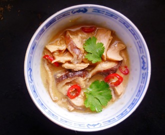 fragrant and soothing: thai coconut chicken soup (tom kha gai)