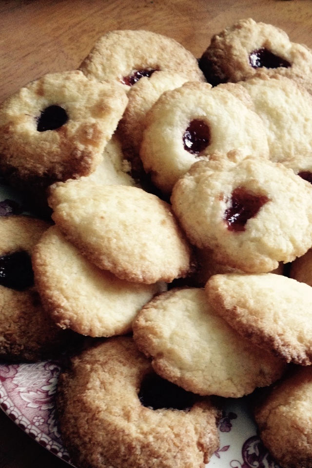 Cooking With Kids – Dairy & Gluten Free Jam & Coconut Thumbprint Cookies