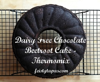 Dairy Free Chocolate Beetroot Cake - Thermomix