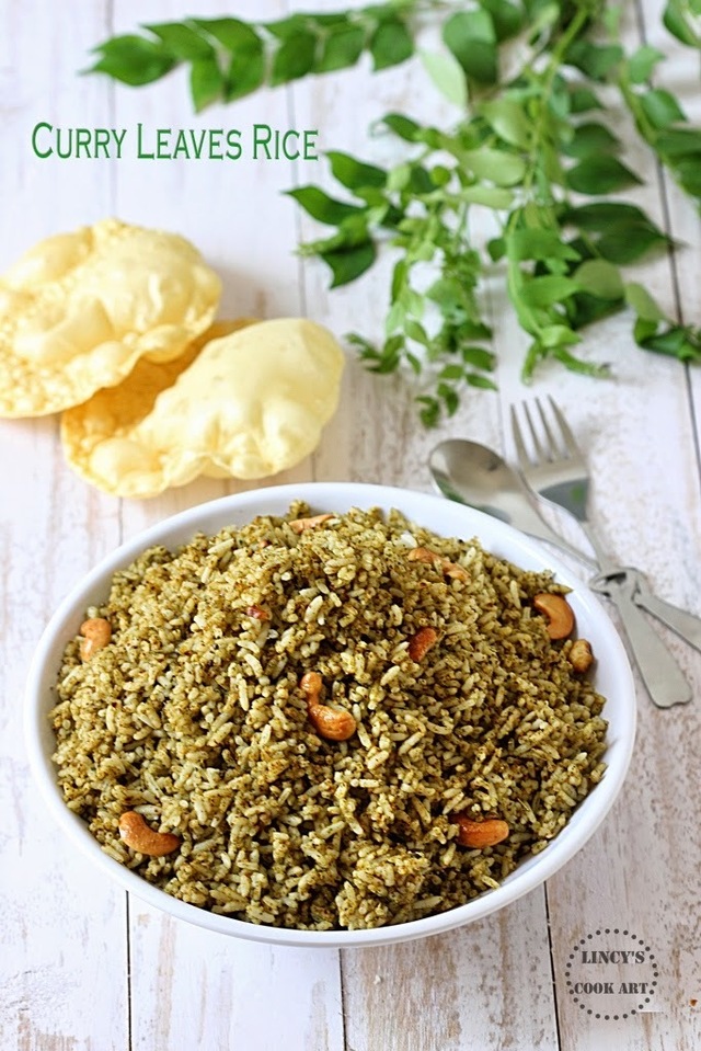 Curry leaves Rice | Karuvepillai Sadam