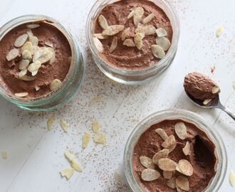Healthier Vegan Chocolate Almond Mousse (Gluten-free & Low FODMAP)