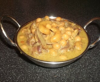 Cashew Nuts Chickpea Coconut Curry